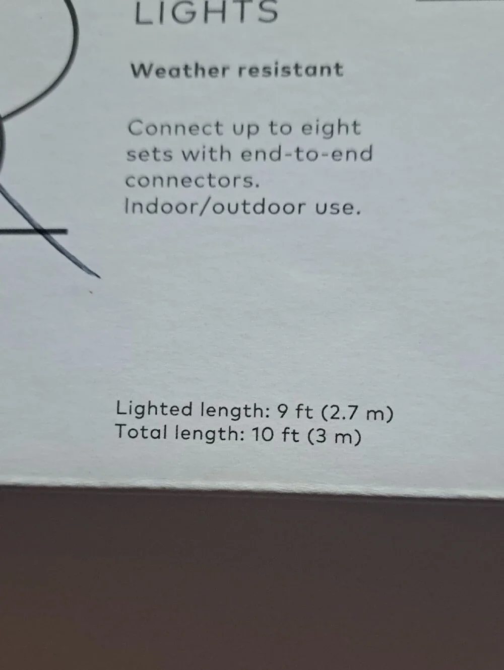 Project 62 White Patio String Lights - 10 Bulbs